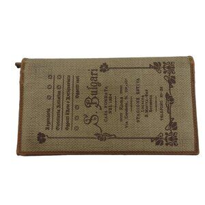 BVLGARI Purse Beige brown Women 32016 Authentic secondhand